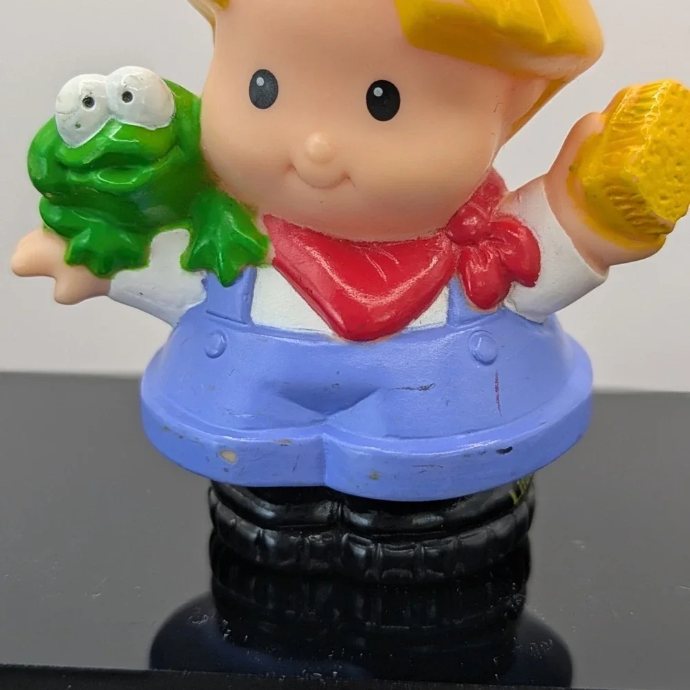 Fisher Price Little People Lot Of 7 Crossing Guard School Girl Boy Construction
